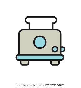 Bread Toaster Icon Vector Illustration