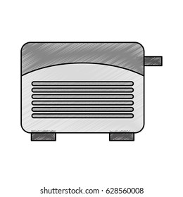 bread toaster isolated icon