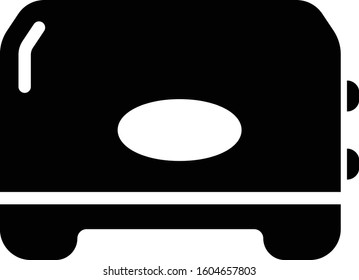 Bread toaster kitchen equipment icon illustration