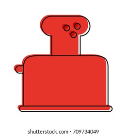 bread and toaster kitchenware icon image 