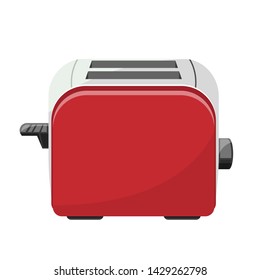 Bread toaster vector design illustration isolated on white background