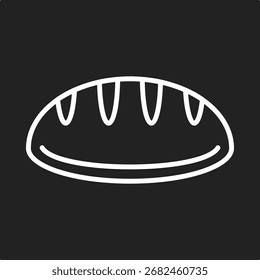 Bread trendy lovely white design useful creative vector Illustration art colorful background.eps