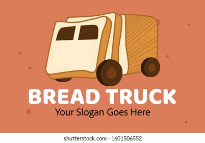 Bread Truck Food Logo for business