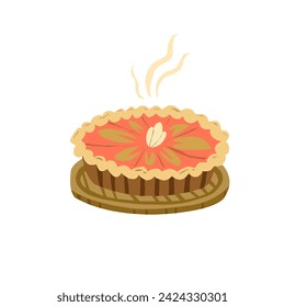bread vector design illustration for thanksgiving celebration suitable for holiday content, celebration, sticker, etc.