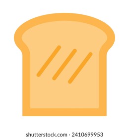 Bread Vector Flat Icon For Personal And Commercial Use.
