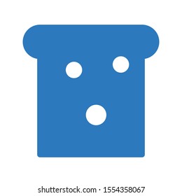 bread vector glyph colour icon