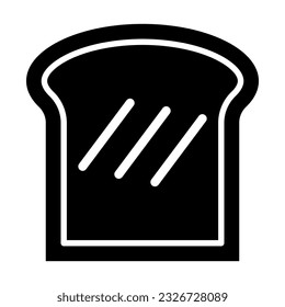 Bread Vector Glyph Icon For Personal And Commercial Use.
