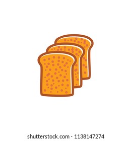 bread vector icon 