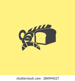 Bread vector icon