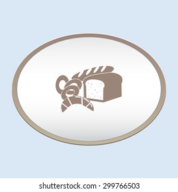 Bread vector icon