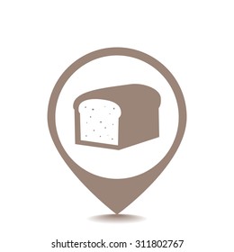 Bread vector icon