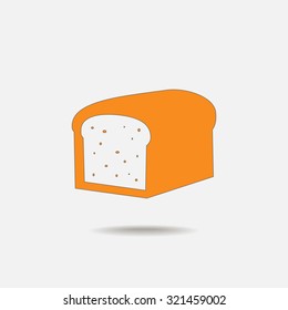 Bread vector icon