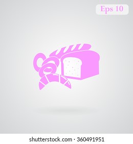Bread vector icon