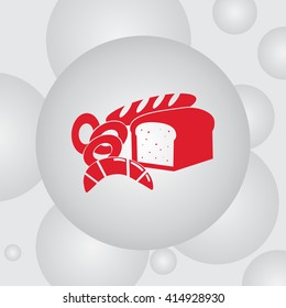 Bread vector icon