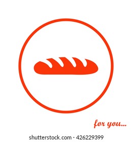 bread vector icon