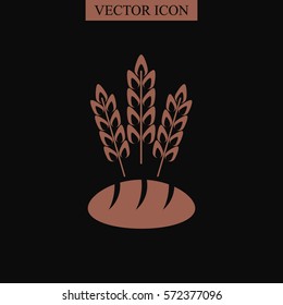 Bread vector icon