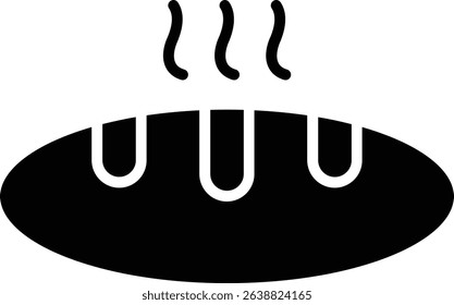 Bread vector icon. Can be used for printing, mobile and web applications.