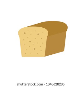 Bread vector icon color style 10 eps