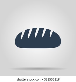 bread vector icon. Design style eps 10