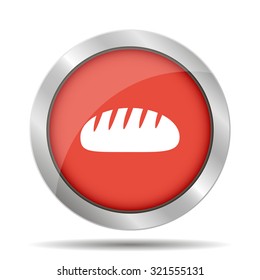 bread vector icon. Design style eps 10