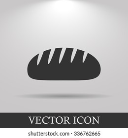 bread vector icon. Design style eps 10