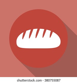 bread vector icon. Design style eps 10