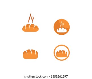 Bread vector icon illustration