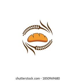 Bread vector icon illustration design