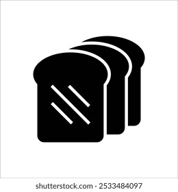 bread vector icon line template