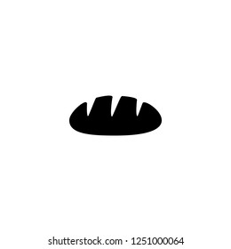 bread vector icon. bread sign on white background. bread icon for web and app
