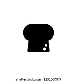 bread vector icon. bread sign on white background. bread icon for web and app