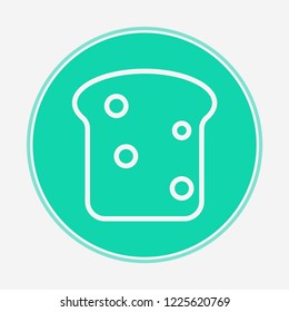 Bread vector icon sign symbol