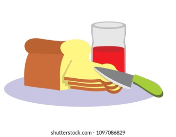 bread vector illustration