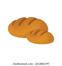 Bread Vector Illustration Icon Colorful
