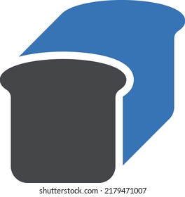 Bread Vector illustration on a transparent background.Premium quality symbols.Glyphs vector icon for concept and graphic design.