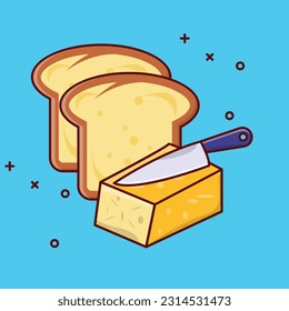 bread Vector illustration on a transparent background. Premium quality symmbols. Vector line flat icons for concept and graphic design.