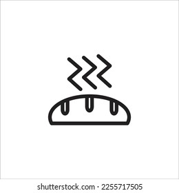 bread vector line new icon