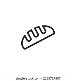 bread vector line new icon