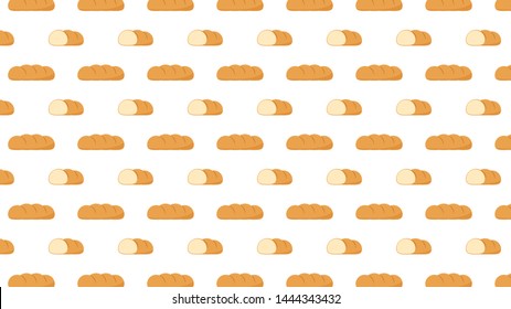 Bread vector. Bread pattern wallpaper. background.