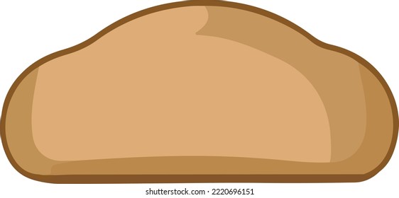 Bread vector , bread symbol on white background.