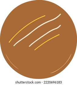 Bread vector , bread symbol on white background.