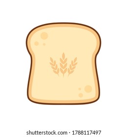 Bread vector. bread symbol. rice logo design.bread logo design.