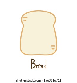 Bread vector. bread symbol. wallpaper. free space for text. bread logo design. Bread toast for sandwich.