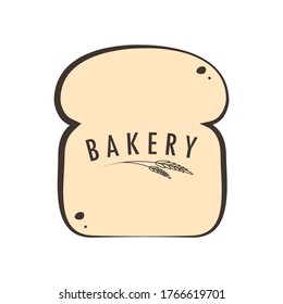 Bread vector. bread symbol. wallpaper. free space for text. bread logo design.