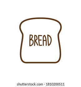 Bread vector. bread symbol. wallpaper. free space for text. bread logo design.