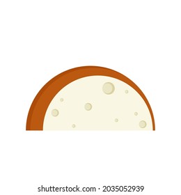 Brotvektor. Brotsymbol. Tapete. freier Platz für Text. Logo-Design für Brot.