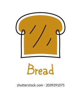 Bread Vector. Bread Symbol. Wallpaper. Free Space For Text. Bread Logo Design.