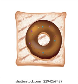 Bread vector. bread symbol. wallpaper. free space for text. bread logo design. Bread toast for sandwich.