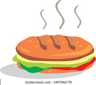 Bread vectors and hot dogs for logos and restaurant logos