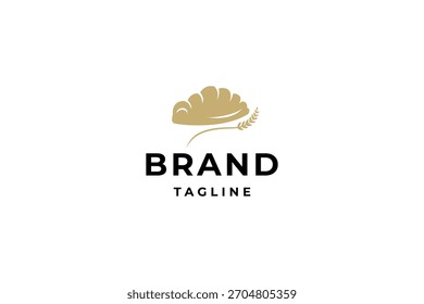Brot Weizen Logo Design Bäckerei Lebensmittel Etikett Design Inspiration